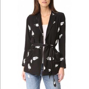 Capulet Zsa Zsa Blazer Black Satin Trim Blazer NWT